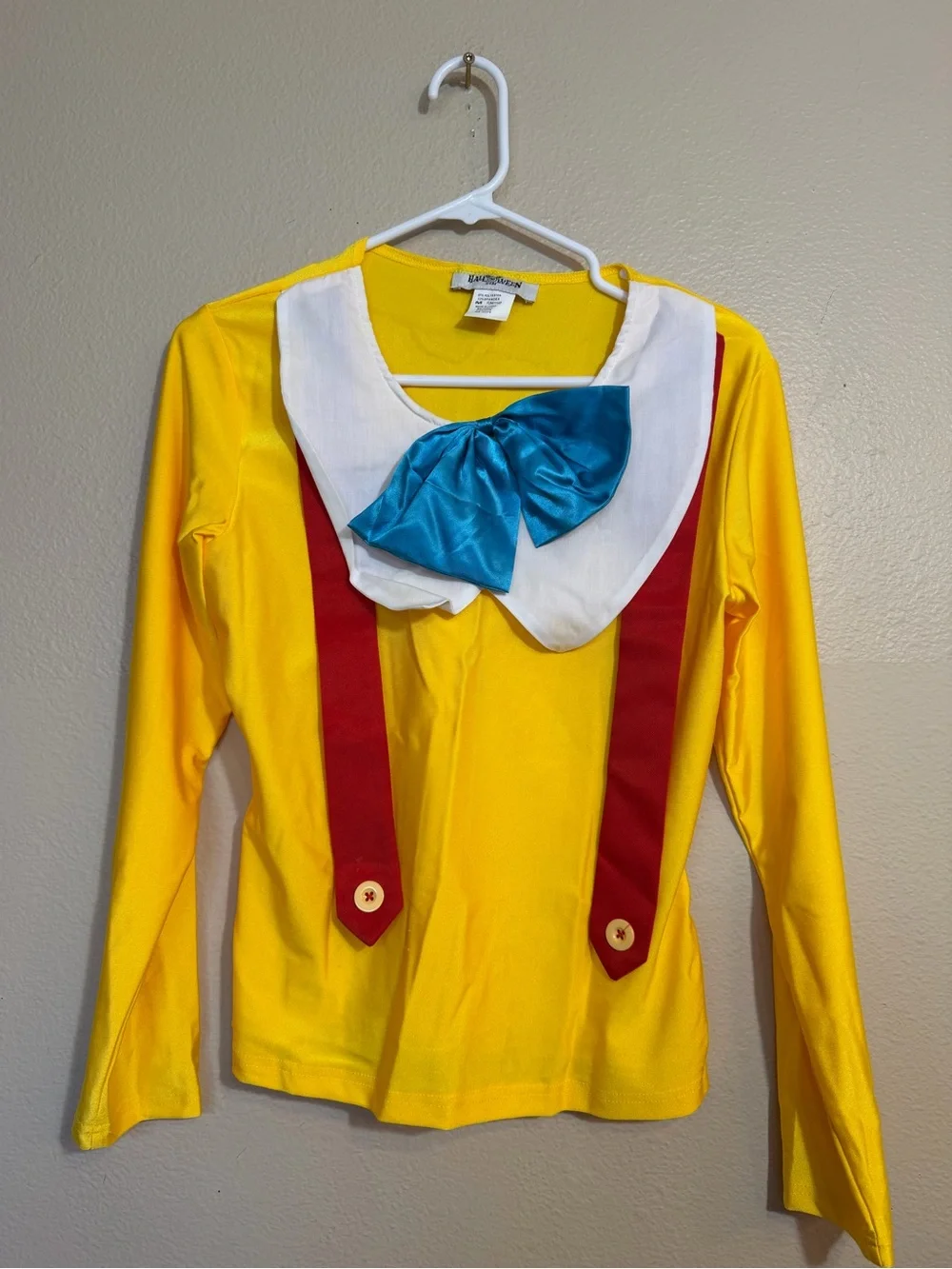 Tweedle Dee - Dum Yellow Red Character Costume Top and hat
